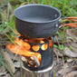 Portable Wood Burning Camping Stove Combo