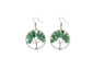 Natural Crystal Tree Earrings