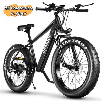 26 X 4.0 Inches Fat Tire Electric Mountain Bicycle For Adults