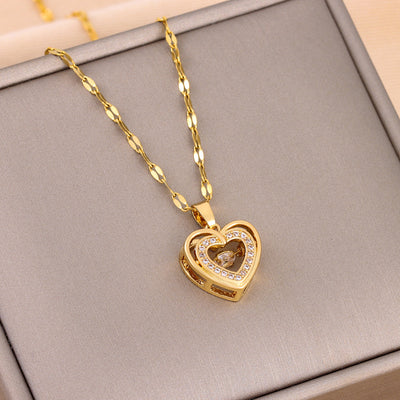 Double-layer Love Necklace Gift