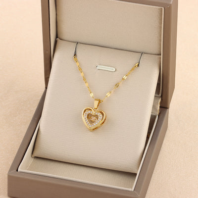 Double-layer Love Necklace Gift